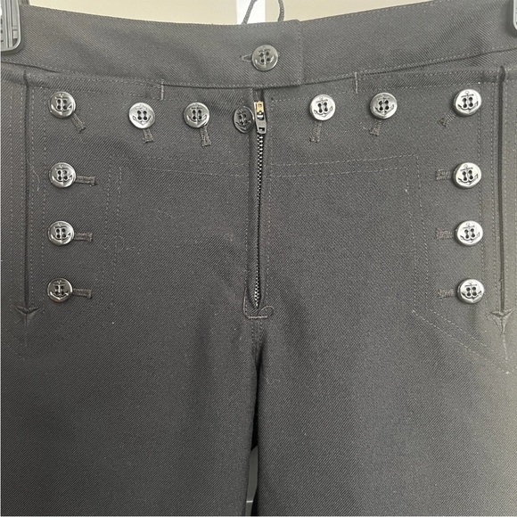 NWT Women’s U.S. Navy Pants 100% Wool Sailor Deep Blue SZ 10JP Military - Picture 4 of 11